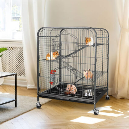 Kültéri gurulós kisállat ketrec
