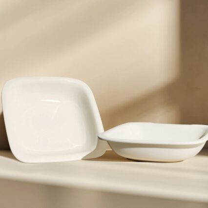 Smart Privacy Camera Automatic Pet Feeder Ceramic Plate Bowl
