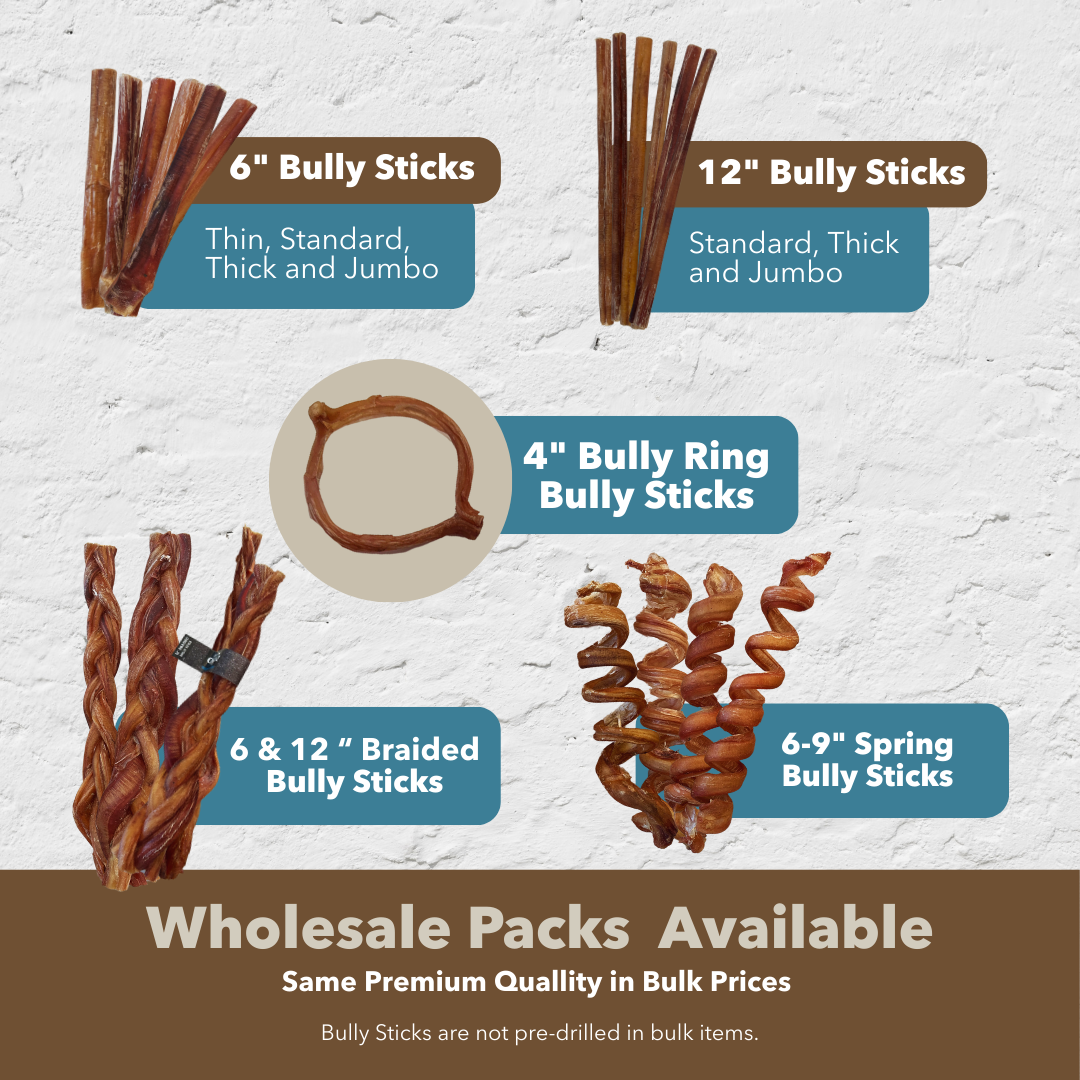 6" Thick Braided Bully Sticks - Image 5